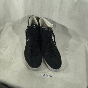 Polo by Ralph Lauren Men's Size 12 Black High-Top Sneakers